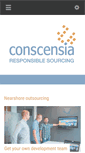 Mobile Screenshot of conscensia.com