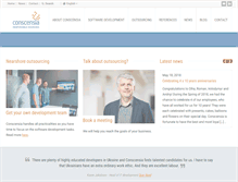 Tablet Screenshot of conscensia.com